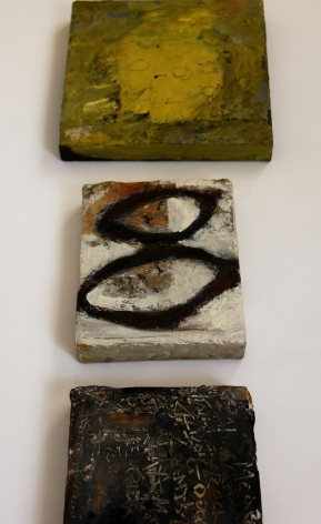 3) Three small canvases (part of installation) - Artspace 2015 -IMG_0097 M2